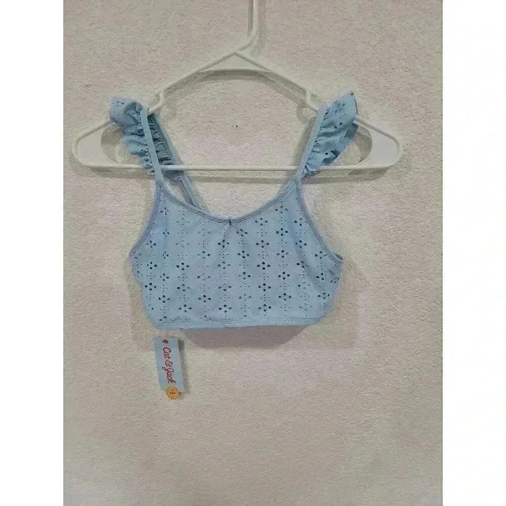 Cat &‎ Jack swim suit top size large #3